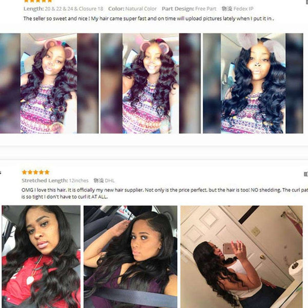 10A Loose Deep Wave Brazilian Hair 3 Bundles With Frontal Human Hair - edmundhair.com