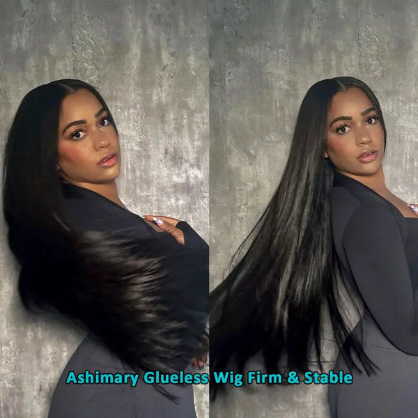 BOGO Glueless 5x5 HD Lace Closure Straight Wig Natural Color