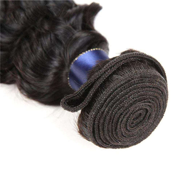 3 Bundles 10A Deep Wave Human Hair Bundles Natural Color - edmundhair.com