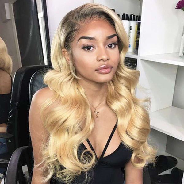 3 Bundles 1b/613 Ombr¨¦ Blonde Hair Body Wave Brazilian Human Hair - edmundhair.com