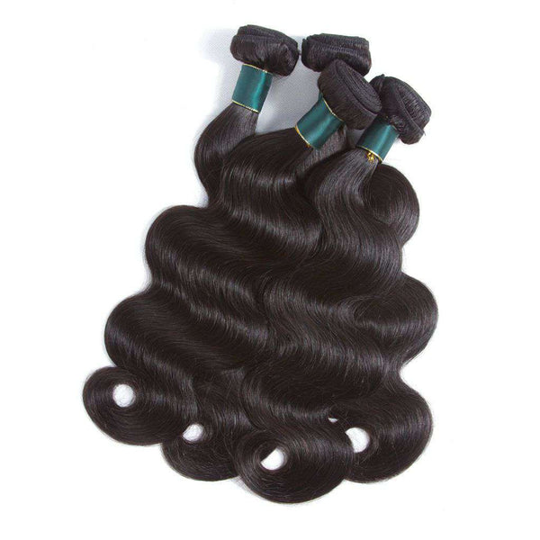 4 Bundles 10A Body Wave Brazilian Human Hair Bundles Natural Color - edmundhair.com