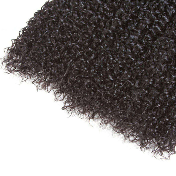 4 Bundles 10A Kinky Curly Hair Human Hair Bundles Natural Color - edmundhair.com