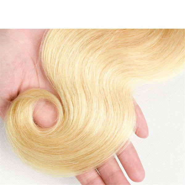 4 Bundles Honey Blonde Body Wave Brazilian Human Hair Bundles - edmundhair.com