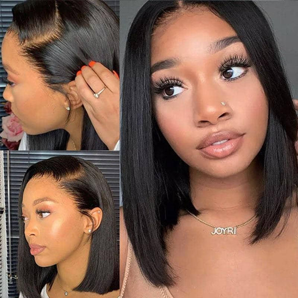 Classic & Chic Bob 13x6 Transparent Lace Front Wig Short Hair