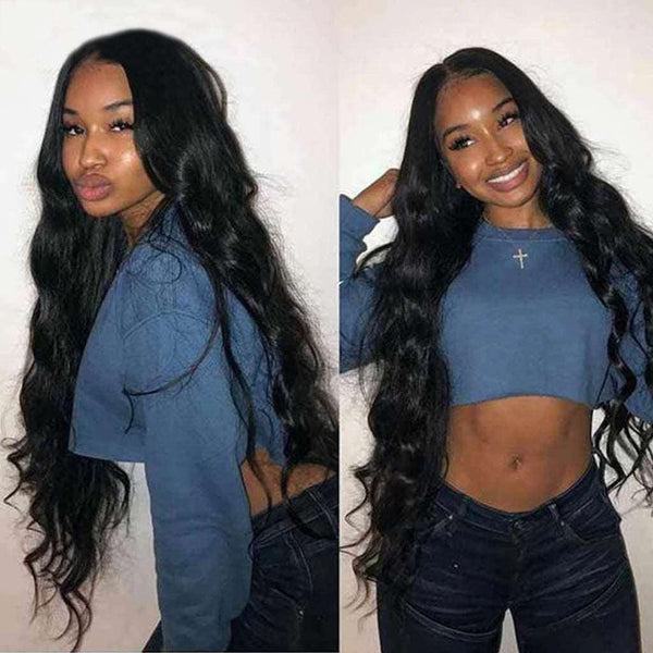 9A Grade 3 Bundles With Frontal Body Wave Virgin Hair Soft Wavy - edmundhair.com