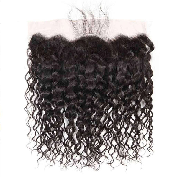 9A Grade Water Wave 3 Bundles With Frontal Malaysian Virgin Hair - edmundhair.com