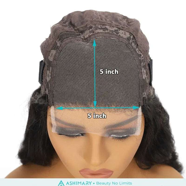 BOGO Glueless 5x5 HD Lace Closure Straight Wig Natural Color