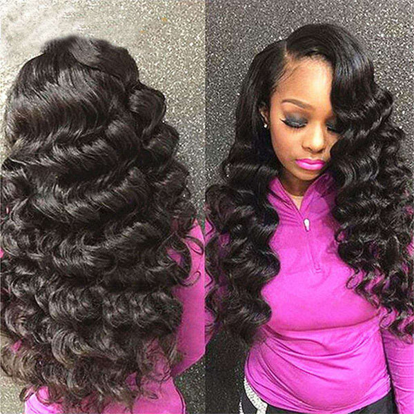 Loose Wave Hair Single Bundle 9A Brazilian Human Hair Natural Color