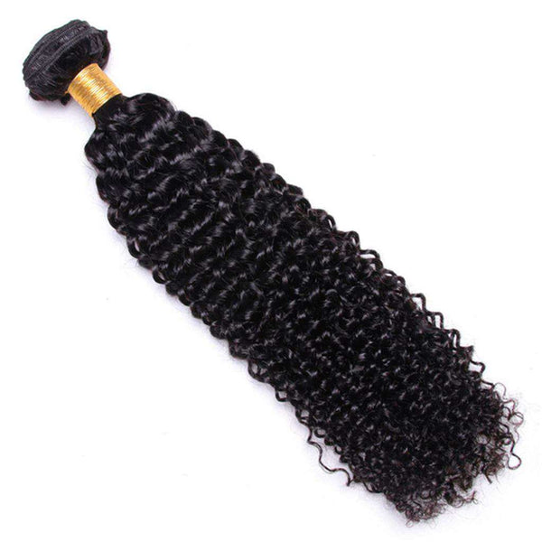 Afro Kinky Curly Hair 3 Bundles 10A Brazilian Human Hair Natural Color - edmundhair.com