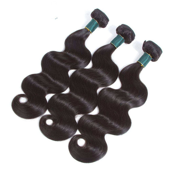 Full & Bouncy Body Wave Hair Bundles 3 Pcs/pack 10A High Density Human Remy Hair