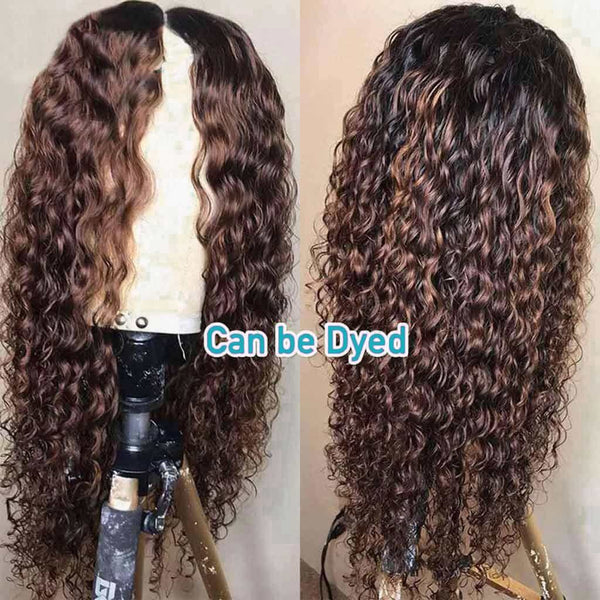 Flash Sale Pre Plucked Deep Wave 360 Lace Frontal Wig with Baby Hair Brazilian Hair