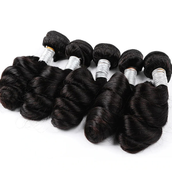 Wholesale Loose Wave 8-30 Inch Virgin Human Hair Bundles Natural Color