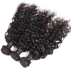 Bundles 9A Water Wave Human Hair Bundles Natural Color