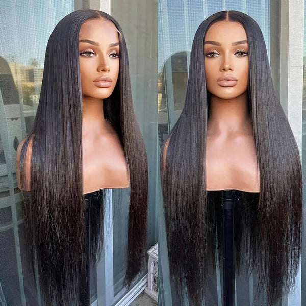 Long Wig | Silk Straight 13x4 HD Lace Frontal Wigs Human Hair 28-38 Inch